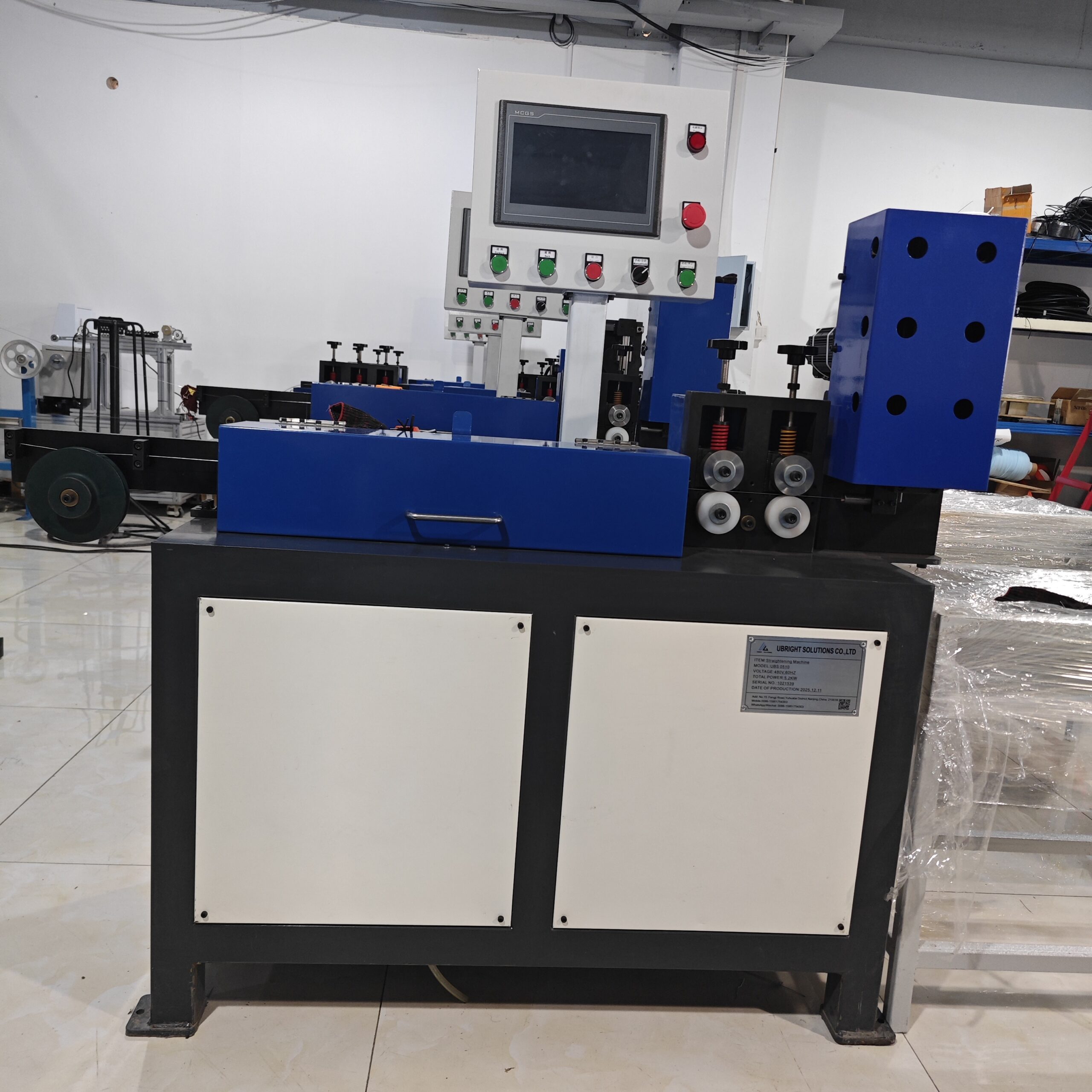 Flying Shear Straightening Machine