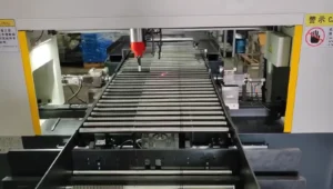 Automatic steering rack straightening machine processing toothed rack shafts