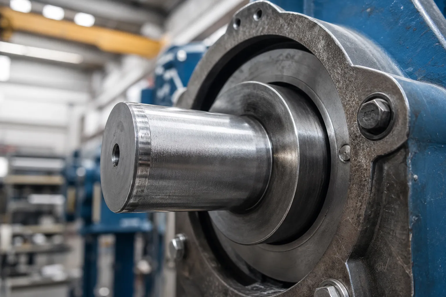 Loaded vs Released Straightness Measurement: Why Final Acceptance Must Follow Release Released shaft verification industrial photograph