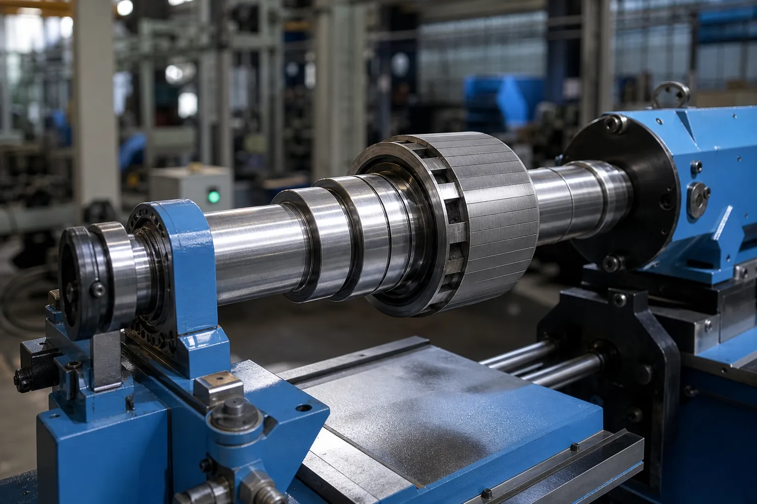 Manual vs Automatic Straightening Machines: A Workpiece-Based Selection Guide Motor shaft controlled straightening industrial photograph