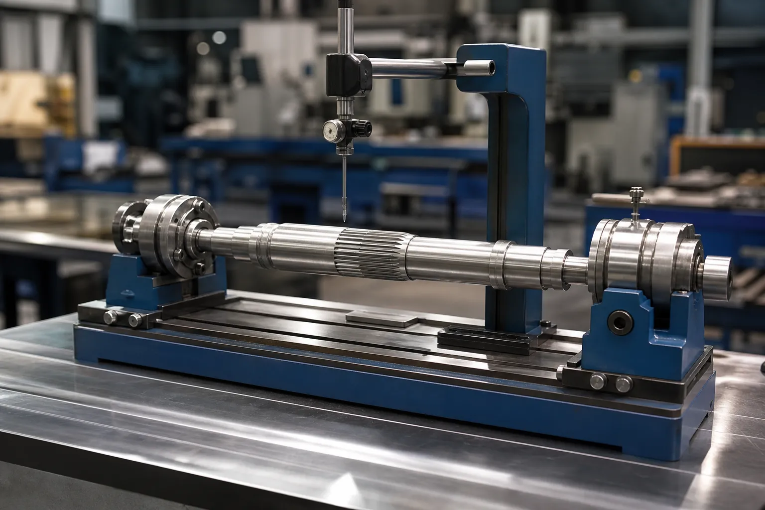 Efecto Bauschinger en el Alisadoado mostrado como concepto de ingeniería Released shaft verification bench shown as an engineering concept