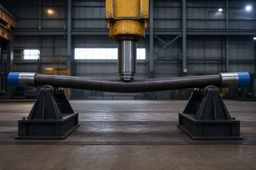 Oil Drill Pipe Straightening