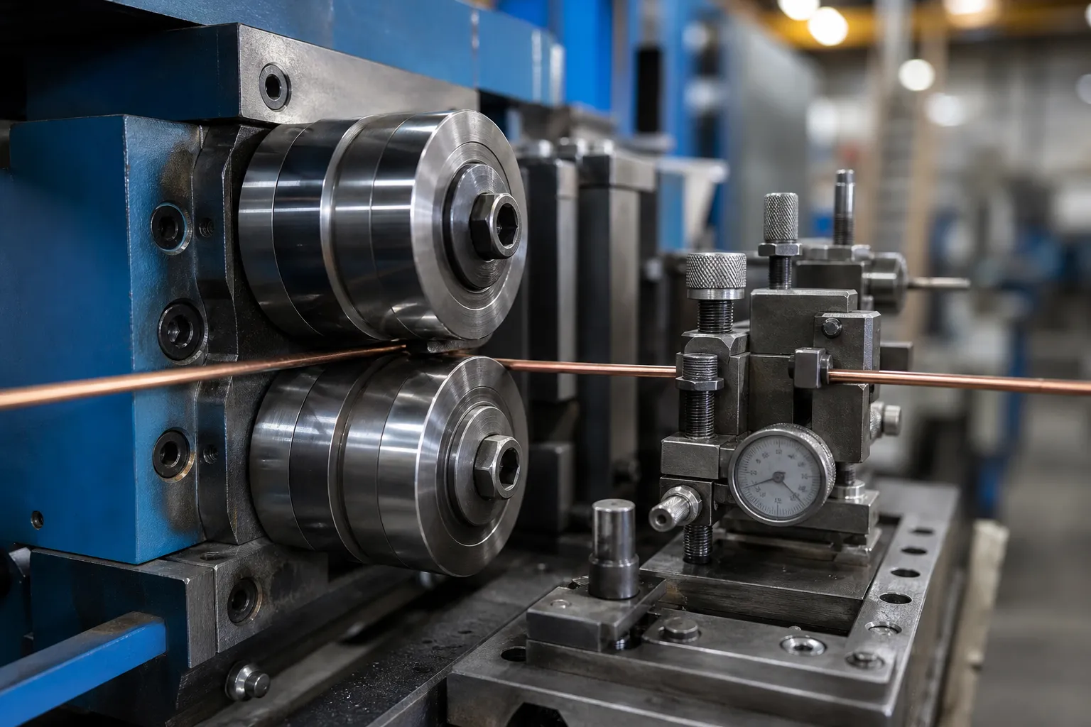 焊絲矯直解決方案 Precision straightening roll tooling with adjustment screws for welding wire
